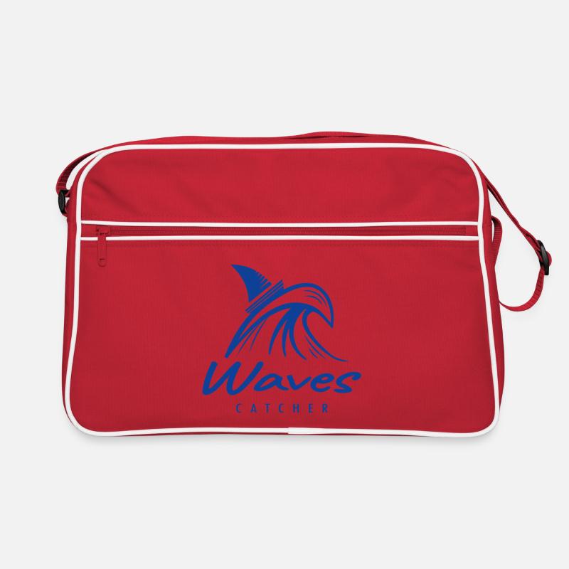 Waves Catcher Surf Grafik Retro Tasche