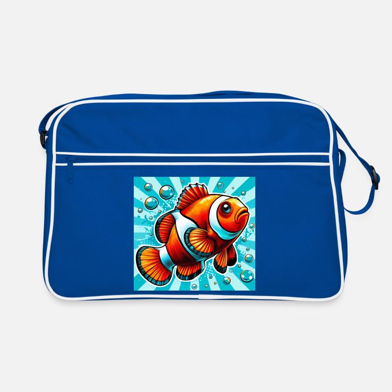 Clownfisch Retro Tasche