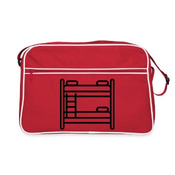 bunk bed - Retro Bag - red/white - Front