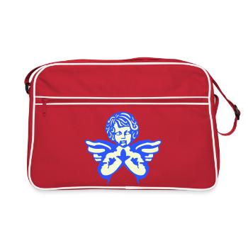 Ailes de figurine d’ange - Sac Retro - rouge/blanc - Devant