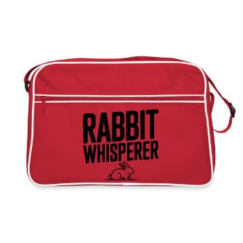 Le Chuchoteur de Lapins - Sac Retro - rouge/blanc - Devant