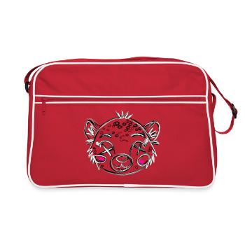 Leo Gray mort - Sac Retro - rouge/blanc - Devant