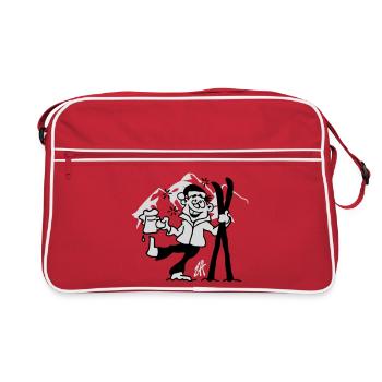 Apres-ski - Sac Retro - rouge/blanc - Devant