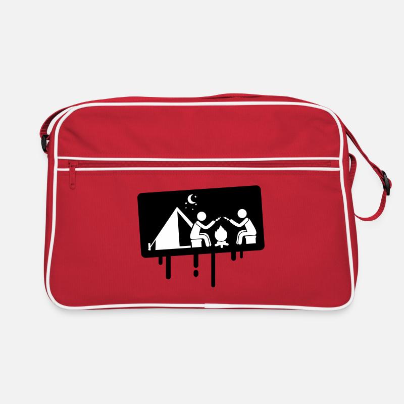 Camping zelten Retro Tasche