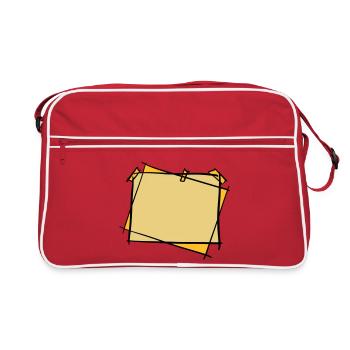 Cadres photo / Cadres photo pour de beaux souvenirs - Sac Retro - rouge/blanc - Devant