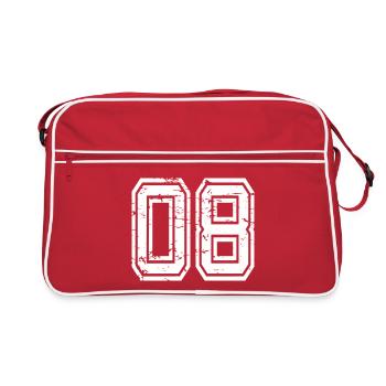 08 Artvin - Sac Retro - rouge/blanc - Devant