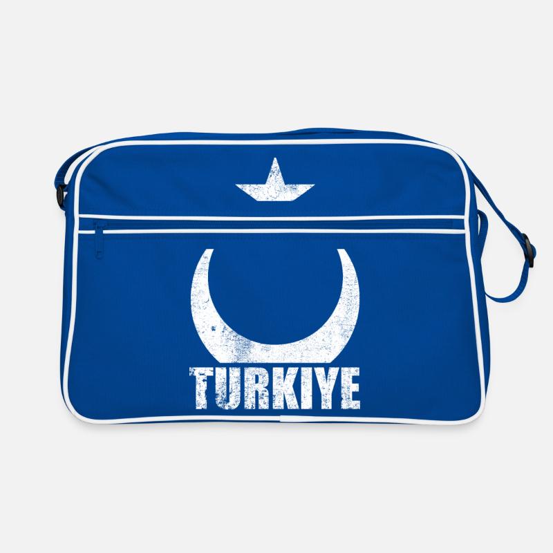 Crescent moon star Turkey Retro Bag