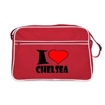 J'ADORE CHELSEA - Sac Retro - rouge/blanc - Devant
