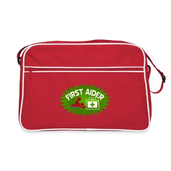 First Aid Aider - Retro Bag - red/white - Front