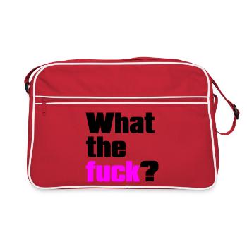 what the fuck ? Couleurs personnalisables - Sac Retro - rouge/blanc - Devant
