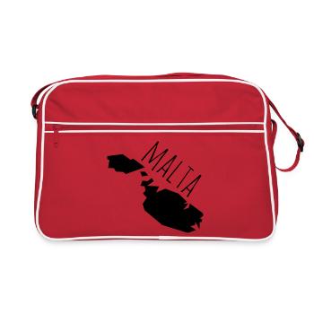 malta - Retro Bag - red/white - Front