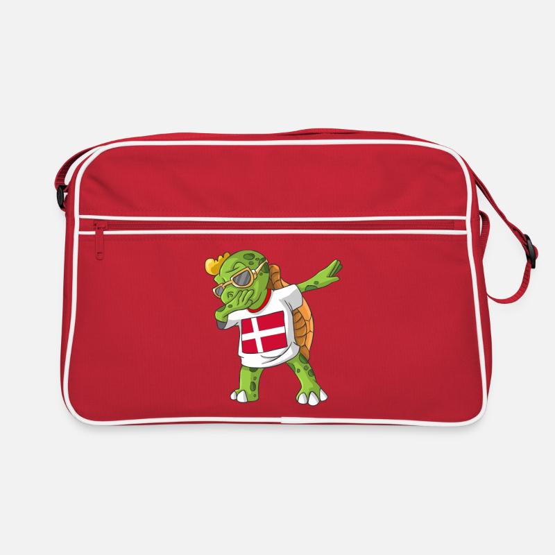 Dänemark Dabbing Schildkröte Retro Tasche