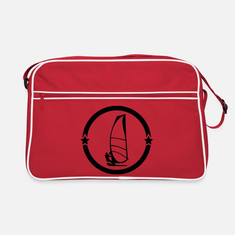 Windsurfen / Windsurfer / Windsurf / Windsurfing Retro Tasche