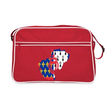 Pays de loire - Sac Retro - rouge/blanc - Devant