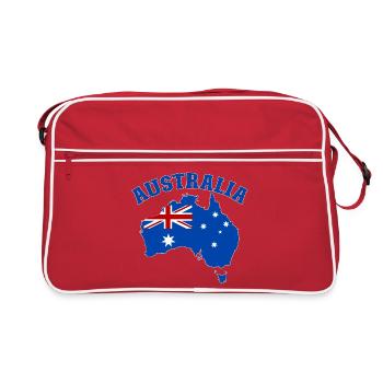 Australie Australie Drapeau - Sac Retro - rouge/blanc - Devant