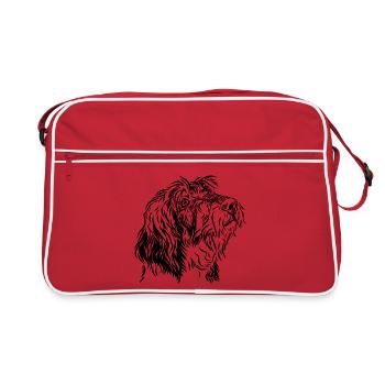 Teckel vue Lia - Sac Retro - rouge/blanc - Devant