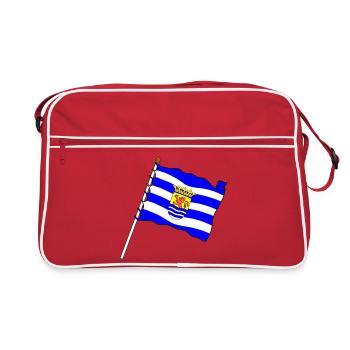 Flag Zeeland Zeeland province flag - Retro Bag - red/white - Front
