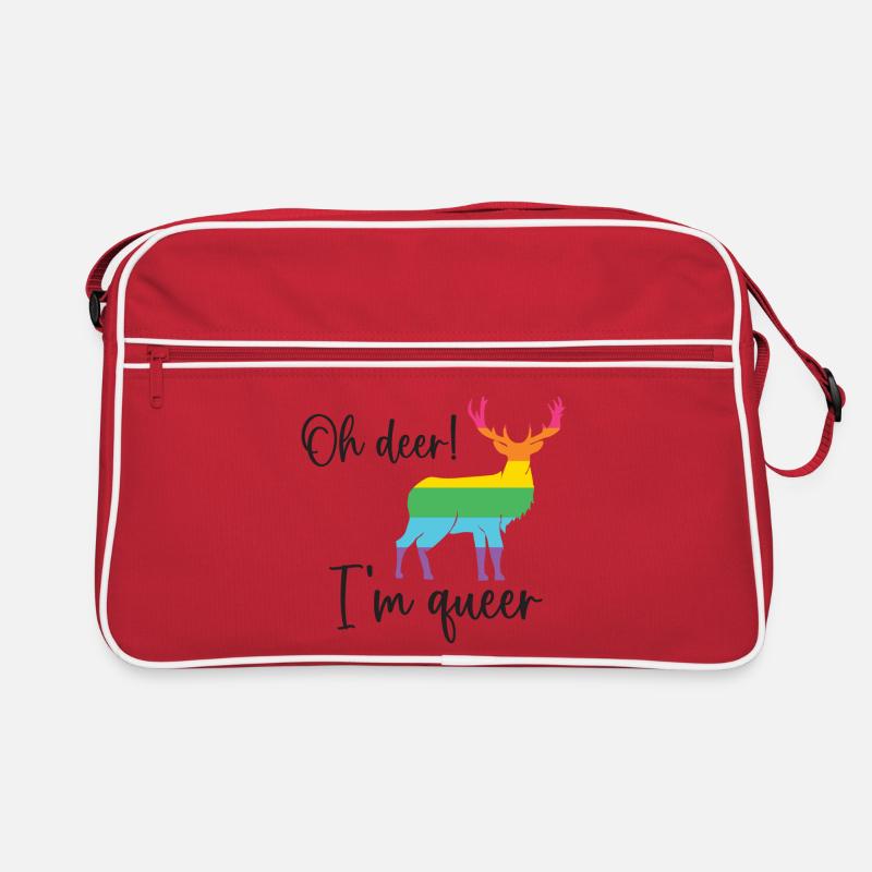 Pride Month LGBTQ - Oh Deer I'm Queer! Retro Bag