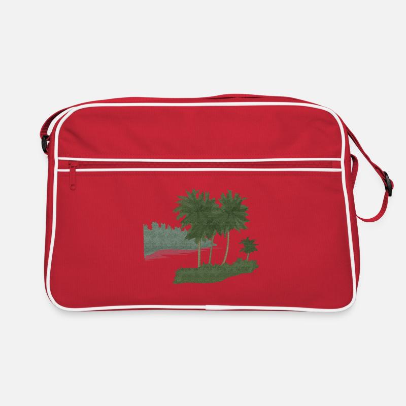 Palm Island with Structure Effect (mod.) Retro Bag