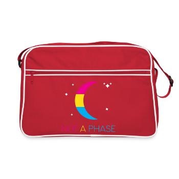 LGBTQ Pride Month - Not a Phase - Pansexual - Retro Bag - red/white - Front