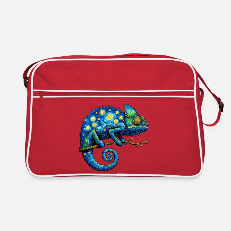 Chamäleon Retro Tasche