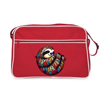 Paresse - Sac Retro - rouge/blanc - Devant