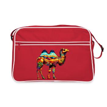 Chameau - Sac Retro - rouge/blanc - Devant
