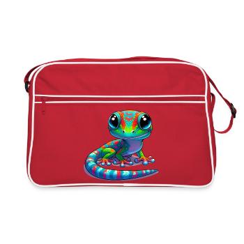 Gecko - Retro Bag - red/white - Front