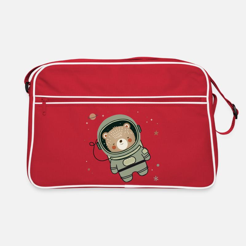 Ours astronaute mignon dans l’espace Sac Retro