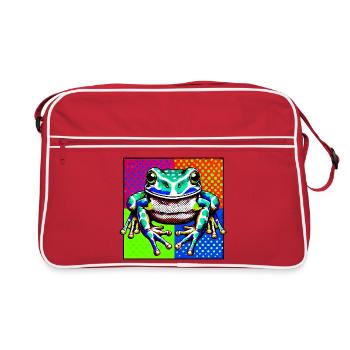 Grenouille - Sac Retro - rouge/blanc - Devant