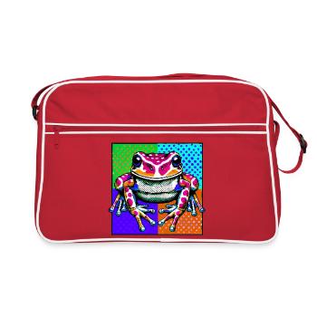 Grenouille - Sac Retro - rouge/blanc - Devant