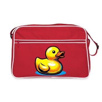 Caneton Canard Canard Canard - Sac Retro - rouge/blanc - Devant