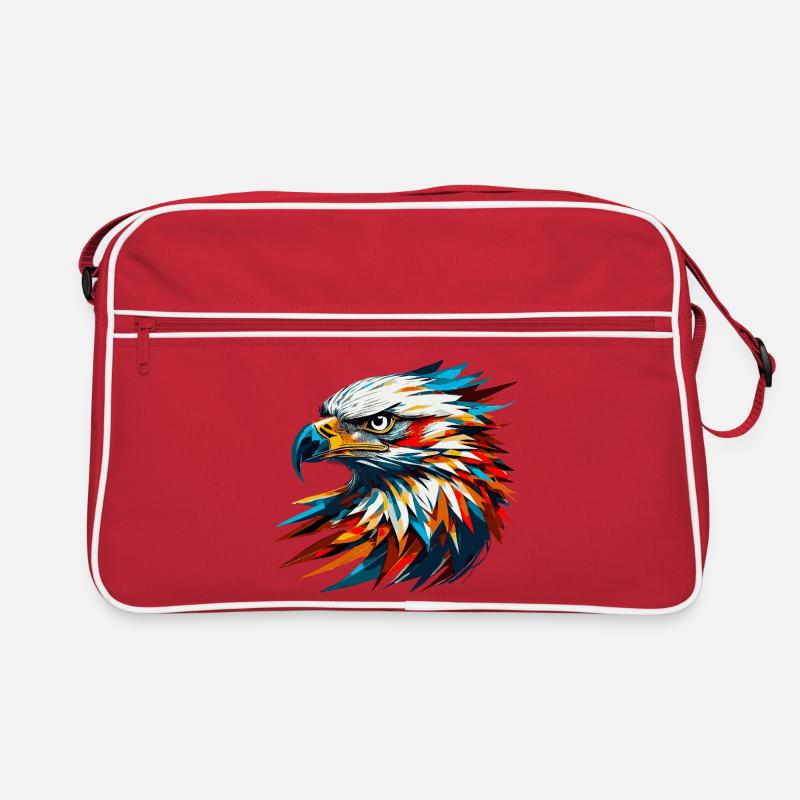 Majestic eagle head! Retro Bag