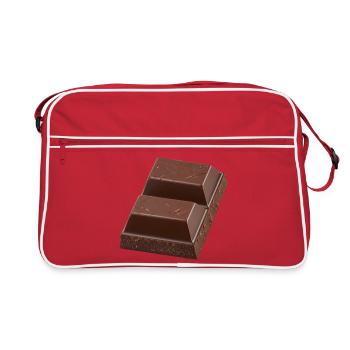 Morceau de chocolat - Sac Retro - rouge/blanc - Devant