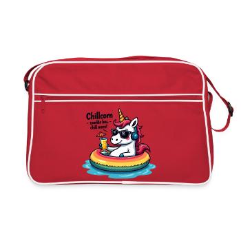 Chillcorn – scintiller moins, chiller plus - Sac Retro - rouge/blanc - Devant
