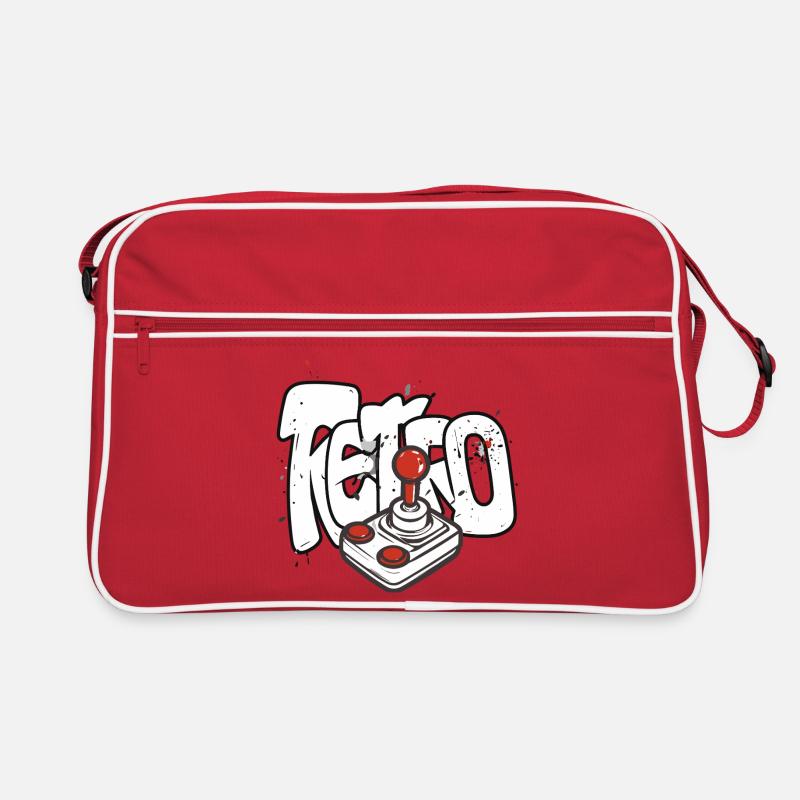 Retrobomber Joystick Design Retro Tasche
