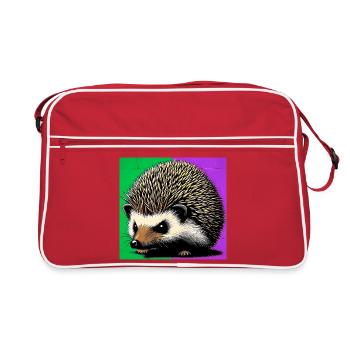 hérisson - Sac Retro - rouge/blanc - Devant