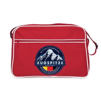 Zugspitze , , Wetterstein Mountains , Germany-Aust - Sac Retro - rouge/blanc - Devant