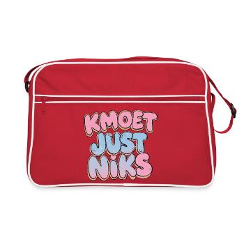 JE N'AI RIEN Esthétique de dessin animé - Sac Retro - rouge/blanc - Devant