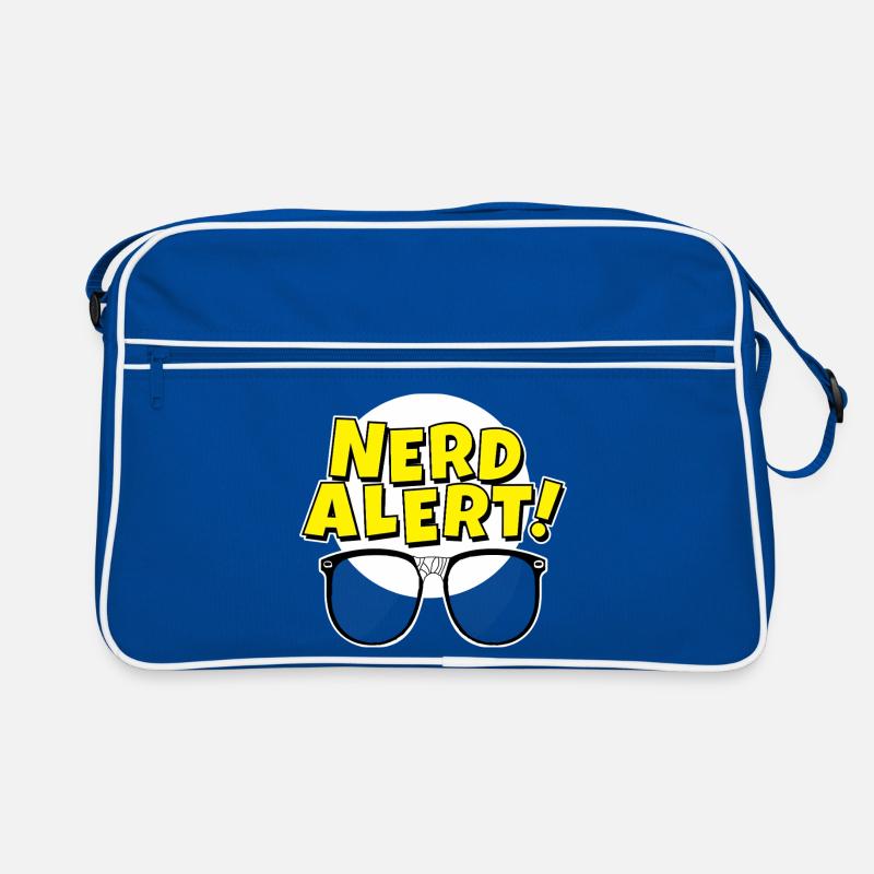 Nerd Alert Pop Brille Retro Tasche