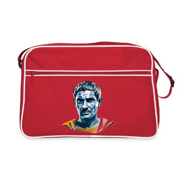Caesar - Cool History Logo - Retro Bag - red/white - Front
