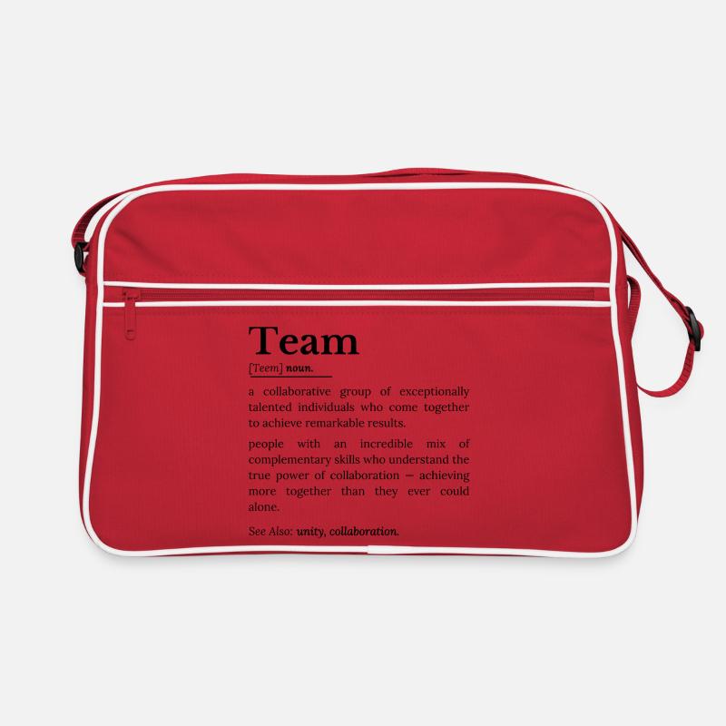 Team-Definition Retro Tasche