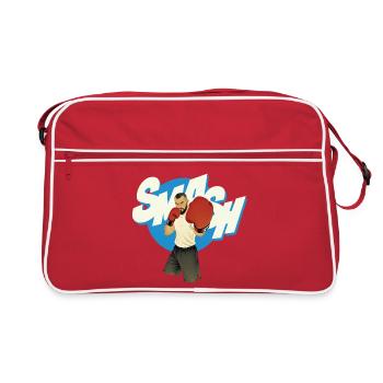 SMASH MAN - nice people - Sac Retro - rouge/blanc - Devant