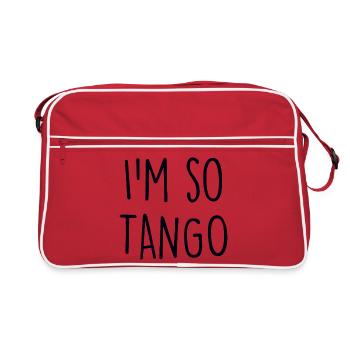 Tango Dancer - Retro Bag - red/white - Front