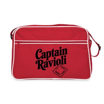 Captain Ravioli - Retro Bag - red/white - Front