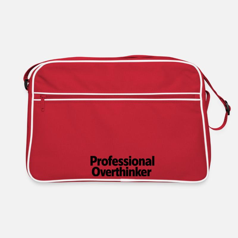 Professional Overthinker Minimalist Retro Bag