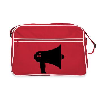 megaphone - Retro Bag - red/white - Front