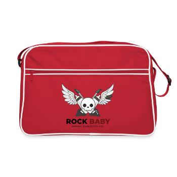 Rock Baby - Retro Bag - red/white - Front