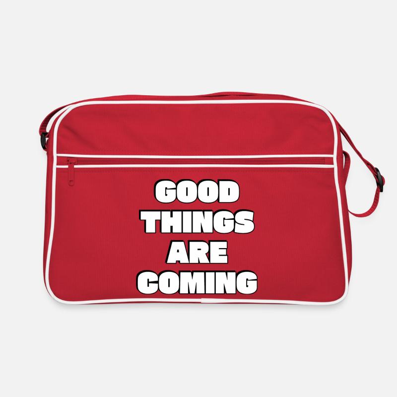 Gute Dinge kommen Retro Tasche