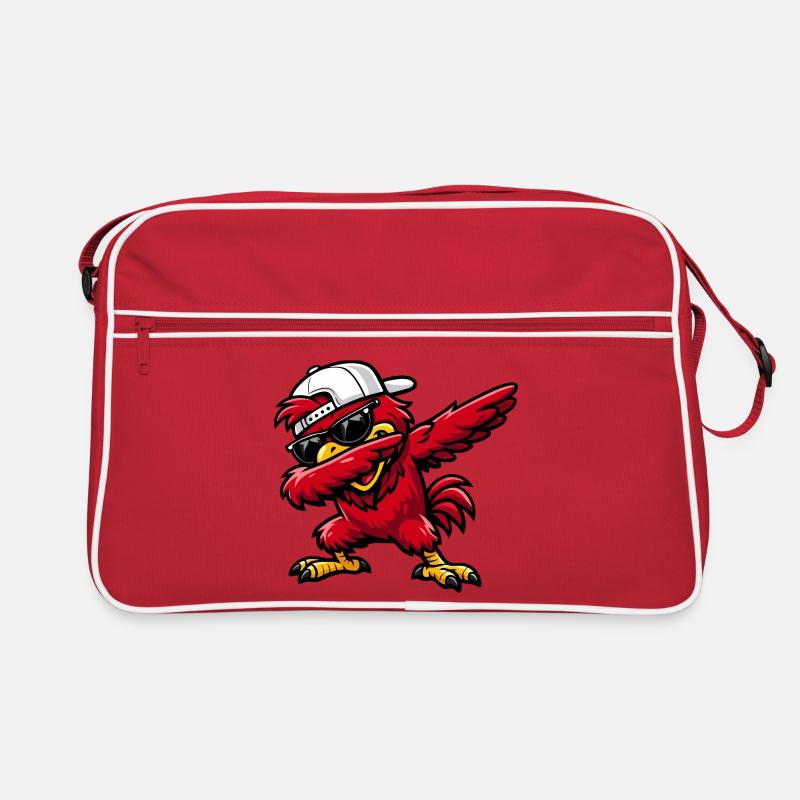 Dabbing Cardinal Retro Bag